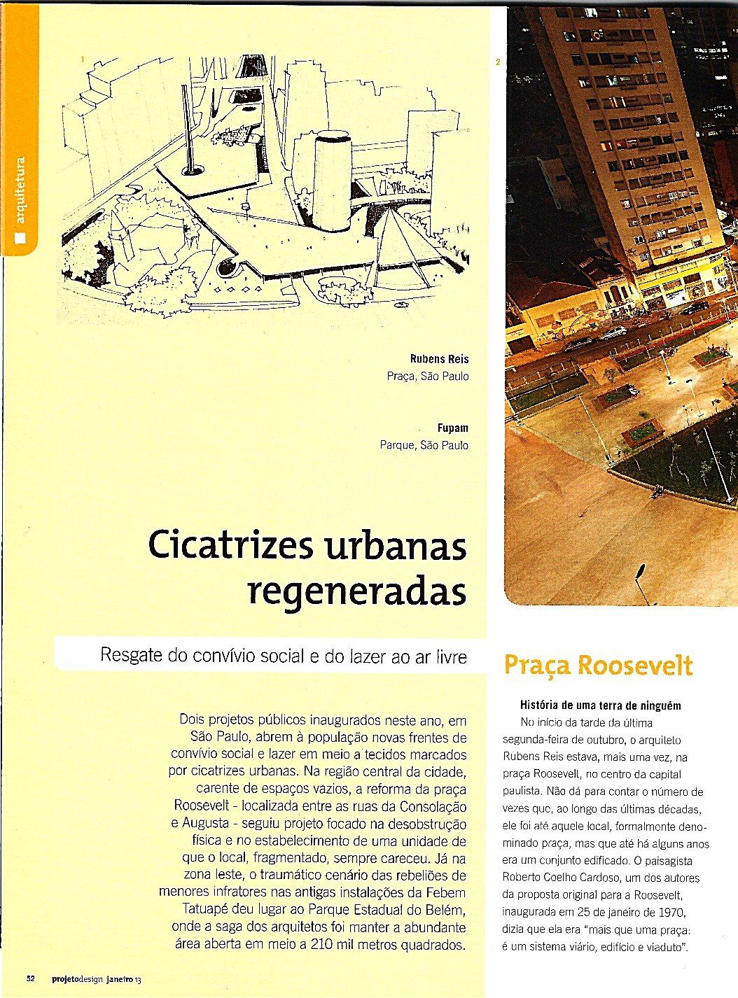 Revista Projeto Design · “Cicatrizes urbanas regeneradas” — Praça Roosevelt
