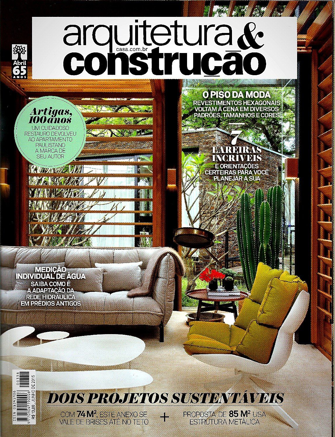 Revista Arquitetura & Construção · Capa da edição