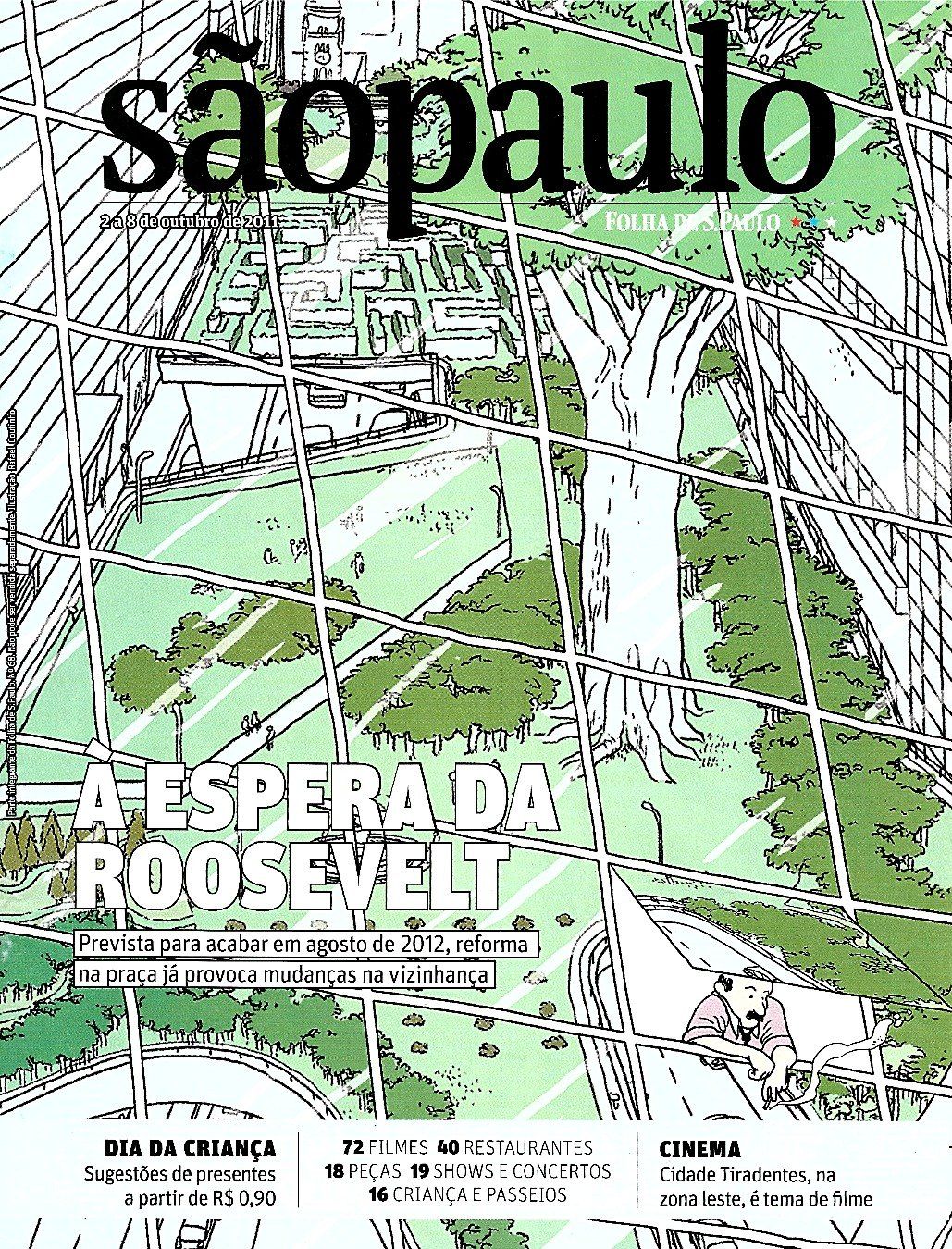 Folha de S.Paulo — revista sãopaulo · Capa — “À espera da Roosevelt” · 2012