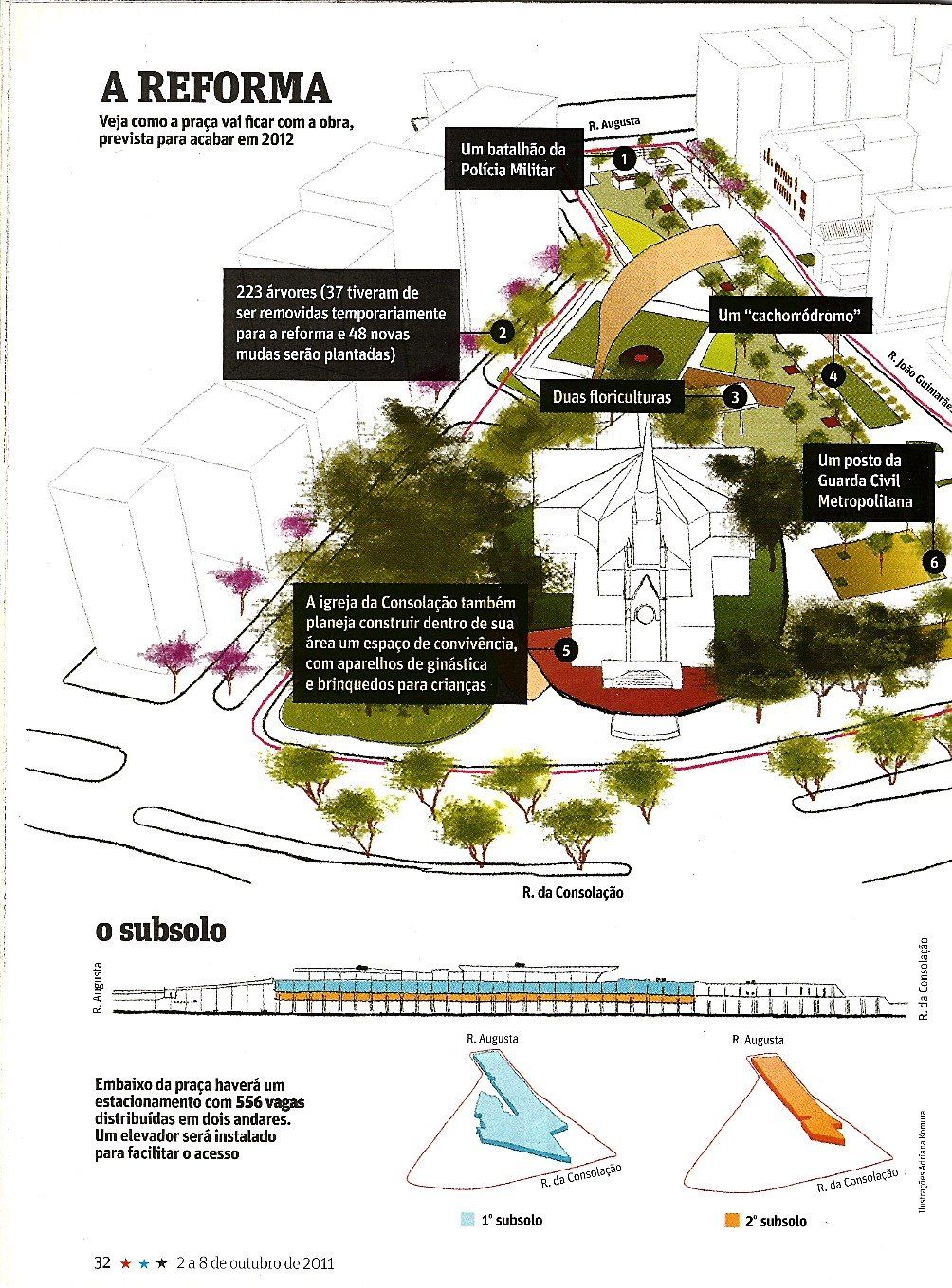 Folha de S.Paulo — revista sãopaulo · “A reforma” — o subsolo · 2012